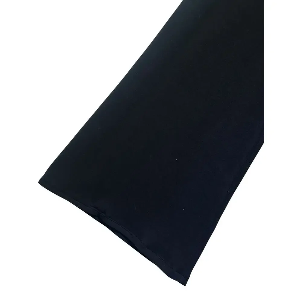 Spanx AirEssentials Wide Leg Pants Black Drawstring Lounge Trousers Large L